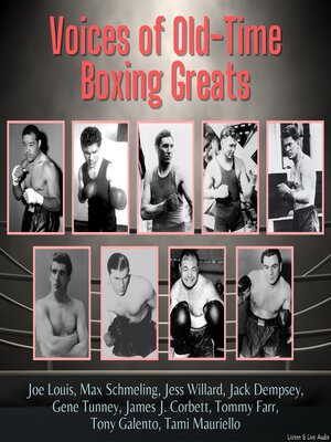 cover image of Voices of Old-Time Boxing Greats